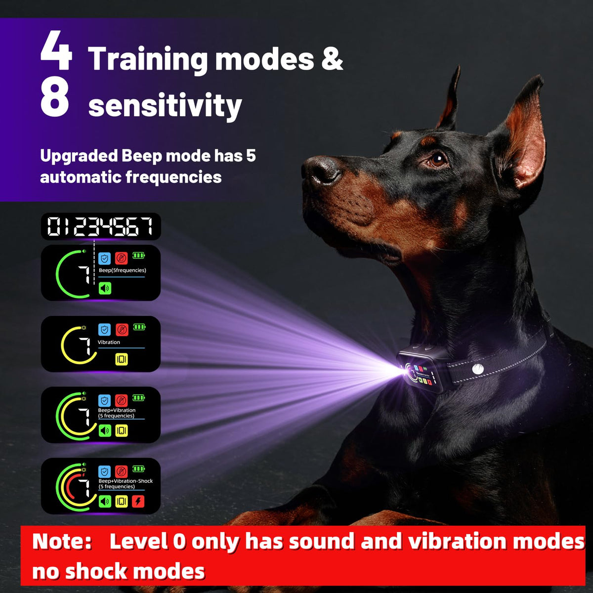 Rechargeable Anti Bark Training Collar 2 Pack E98441