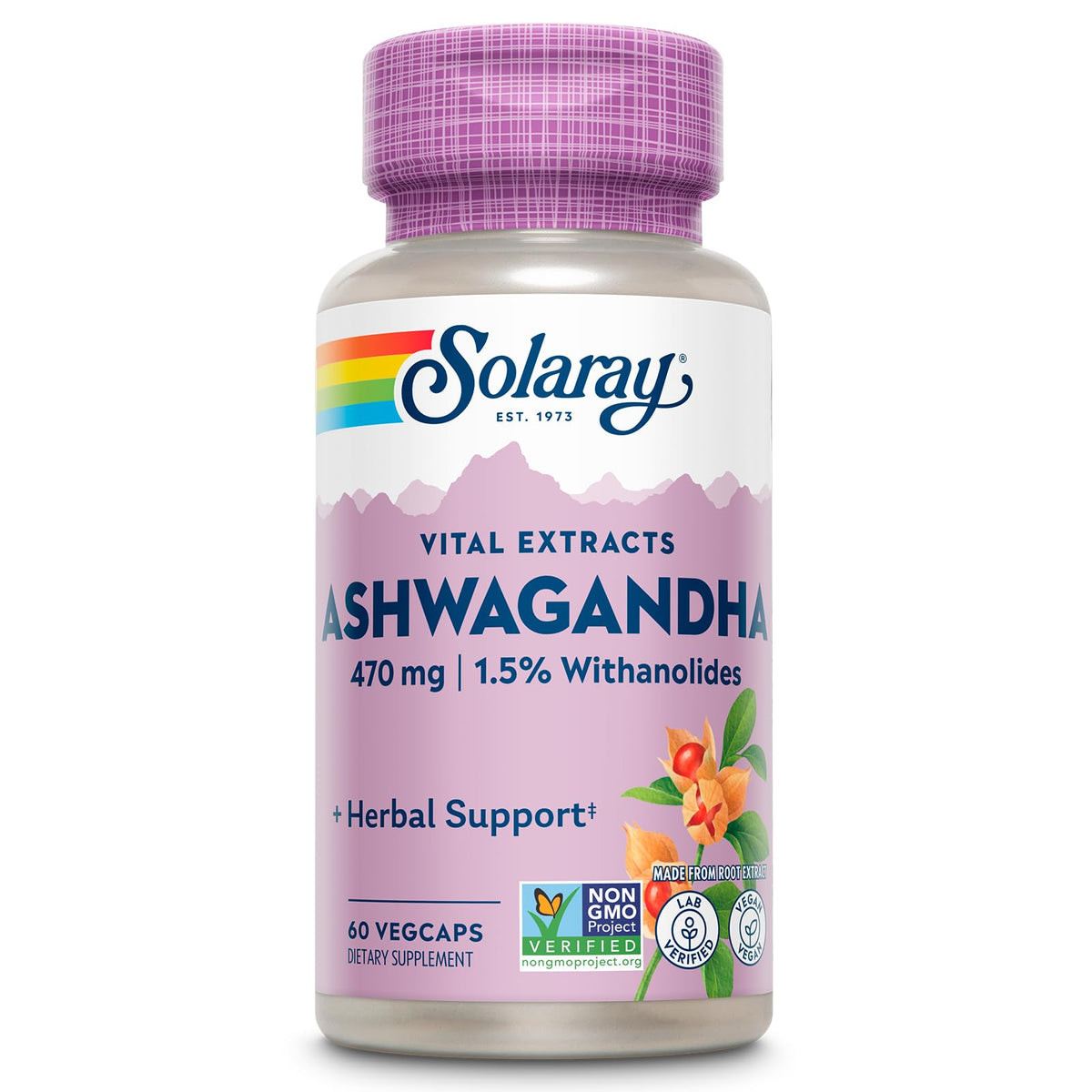 Ashwagandha 470 mg 60 VegCaps A19942
