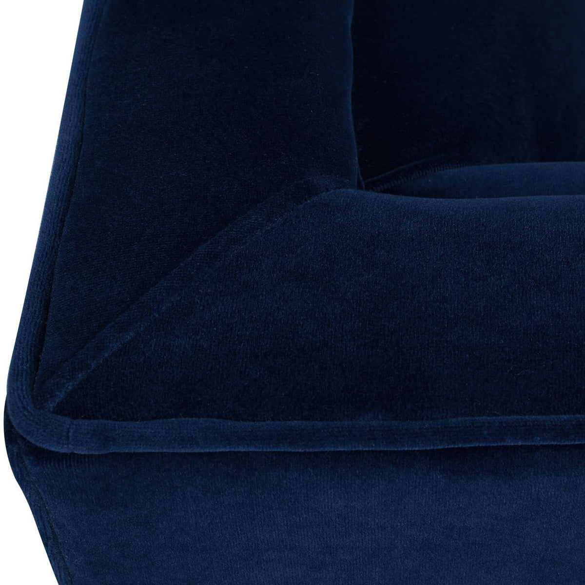 Navy Blue Velvet Tufted Sofa P138