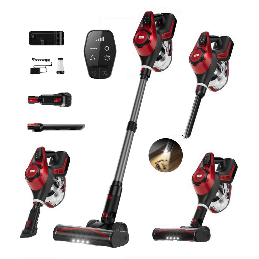 Cordless Stick Vacuum 45Kpa 1.5L Lightweight Handheld Vacuum A835
