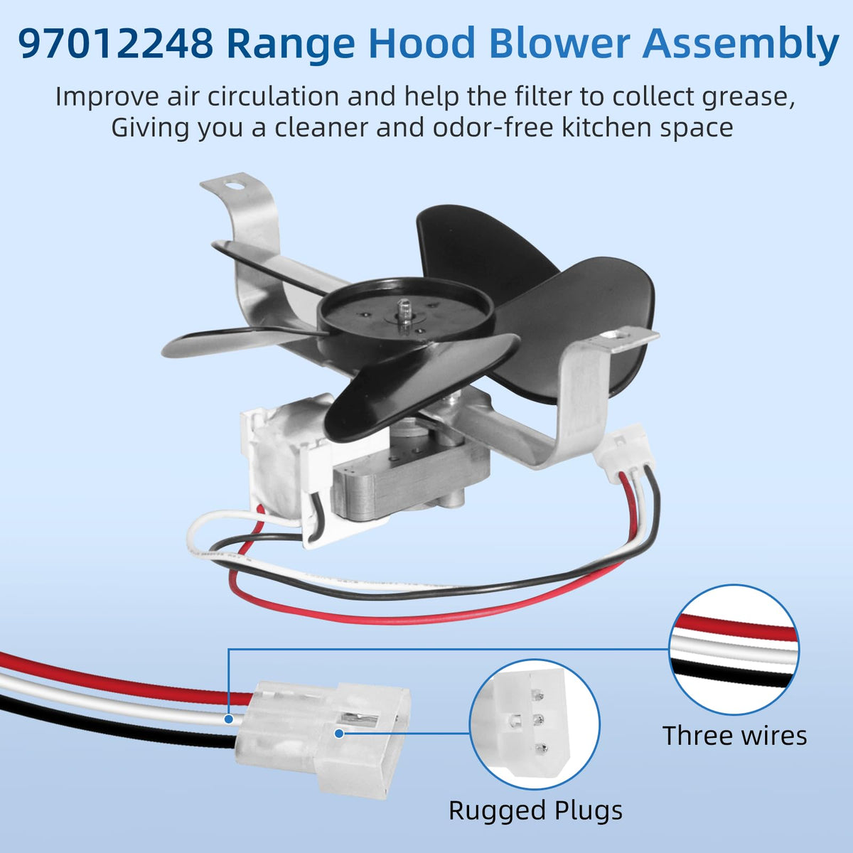 Range Hood Fan Motor Replacement Part W512683