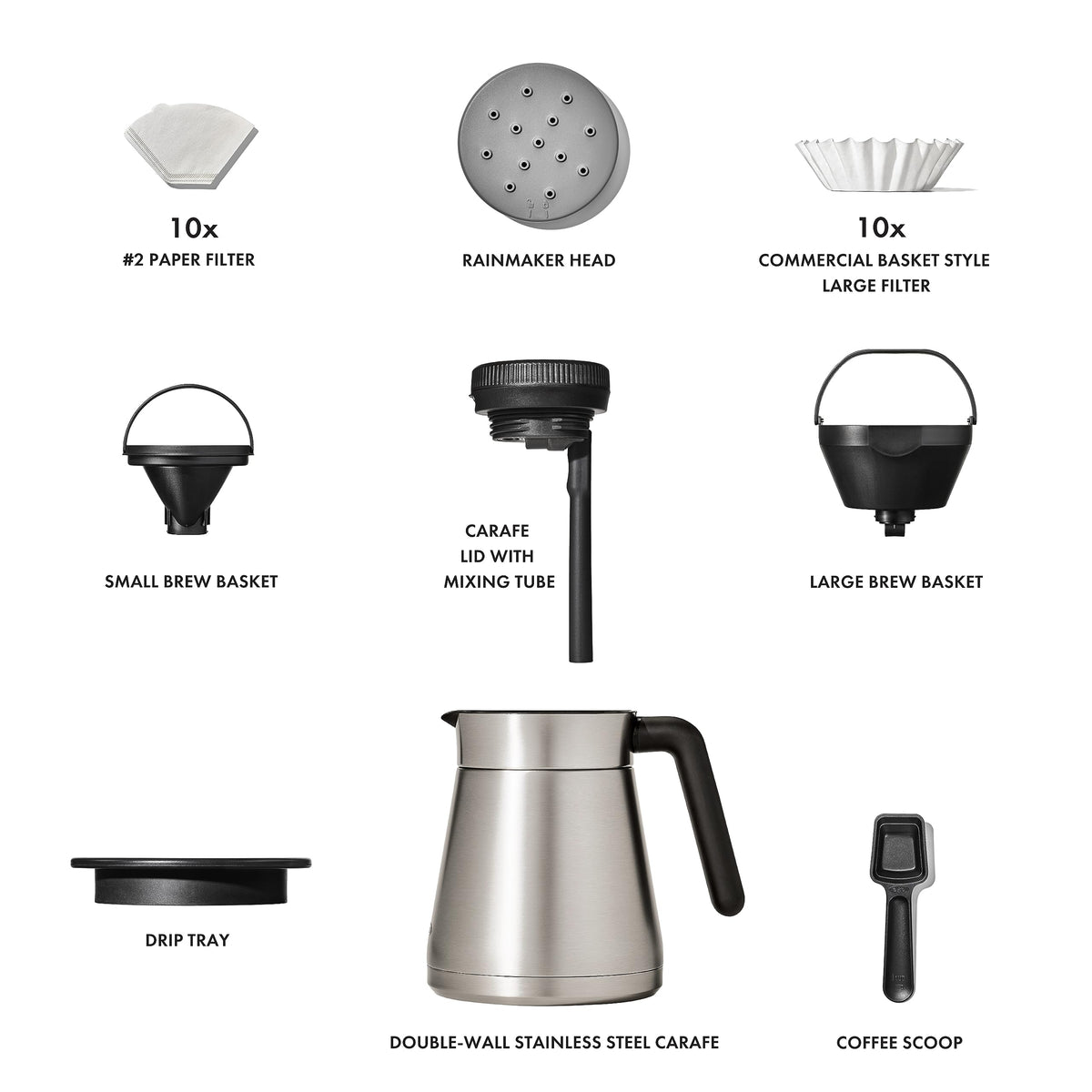 12-Cup Coffee Maker with Single-Serve Function B55910