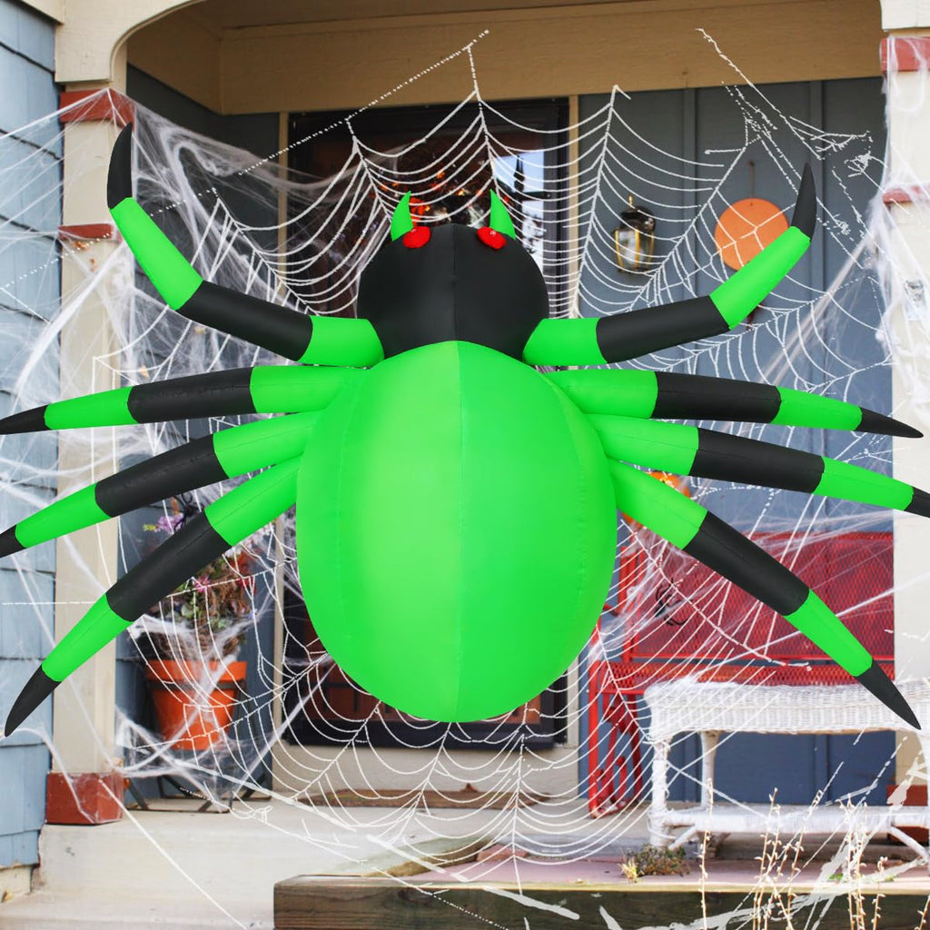 9FT Green Spider Yard Inflatables R55723