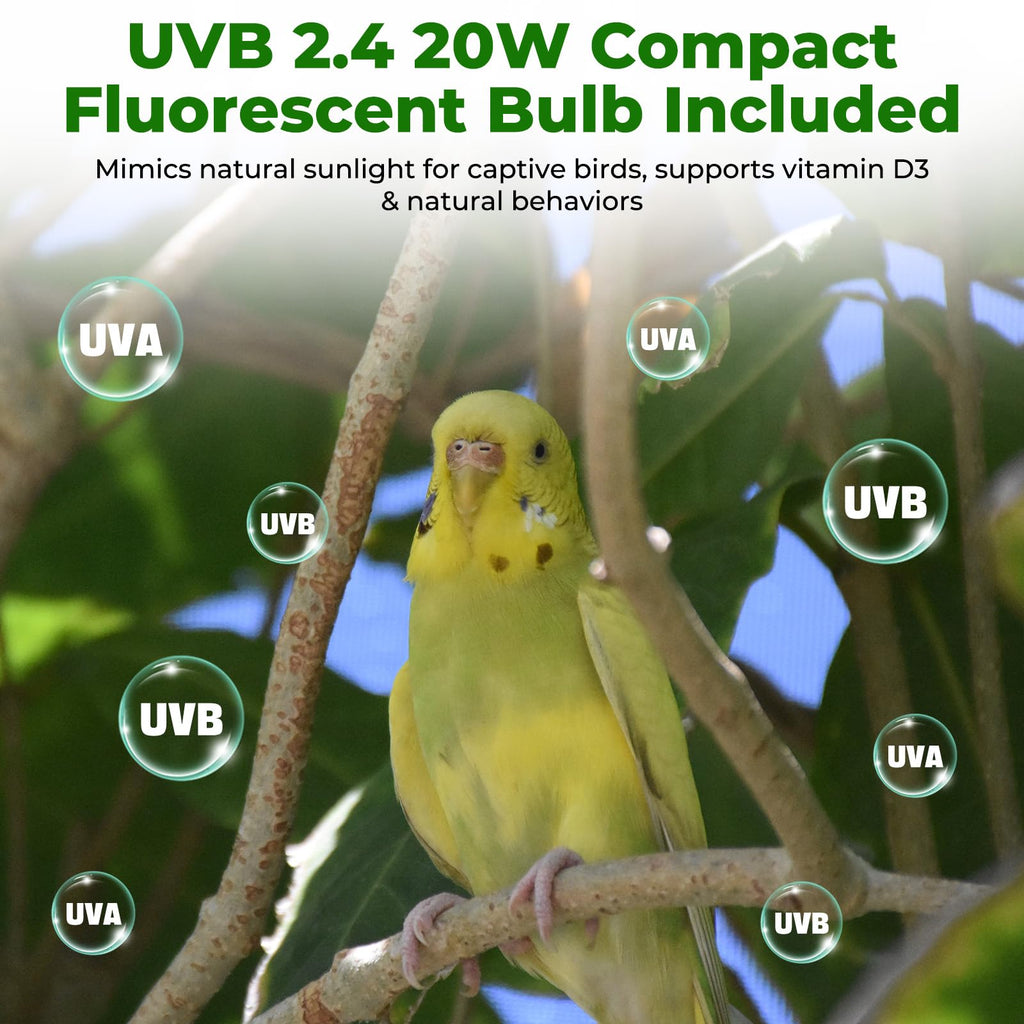 UVB Bird Cage Light Combo Kit J73976