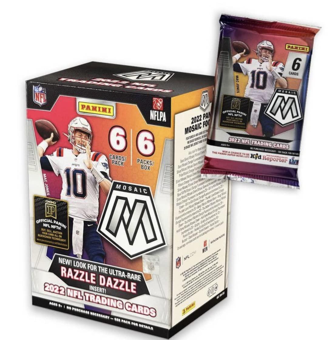 NFL Mosaic Football Trading Card Blaster Box S62973