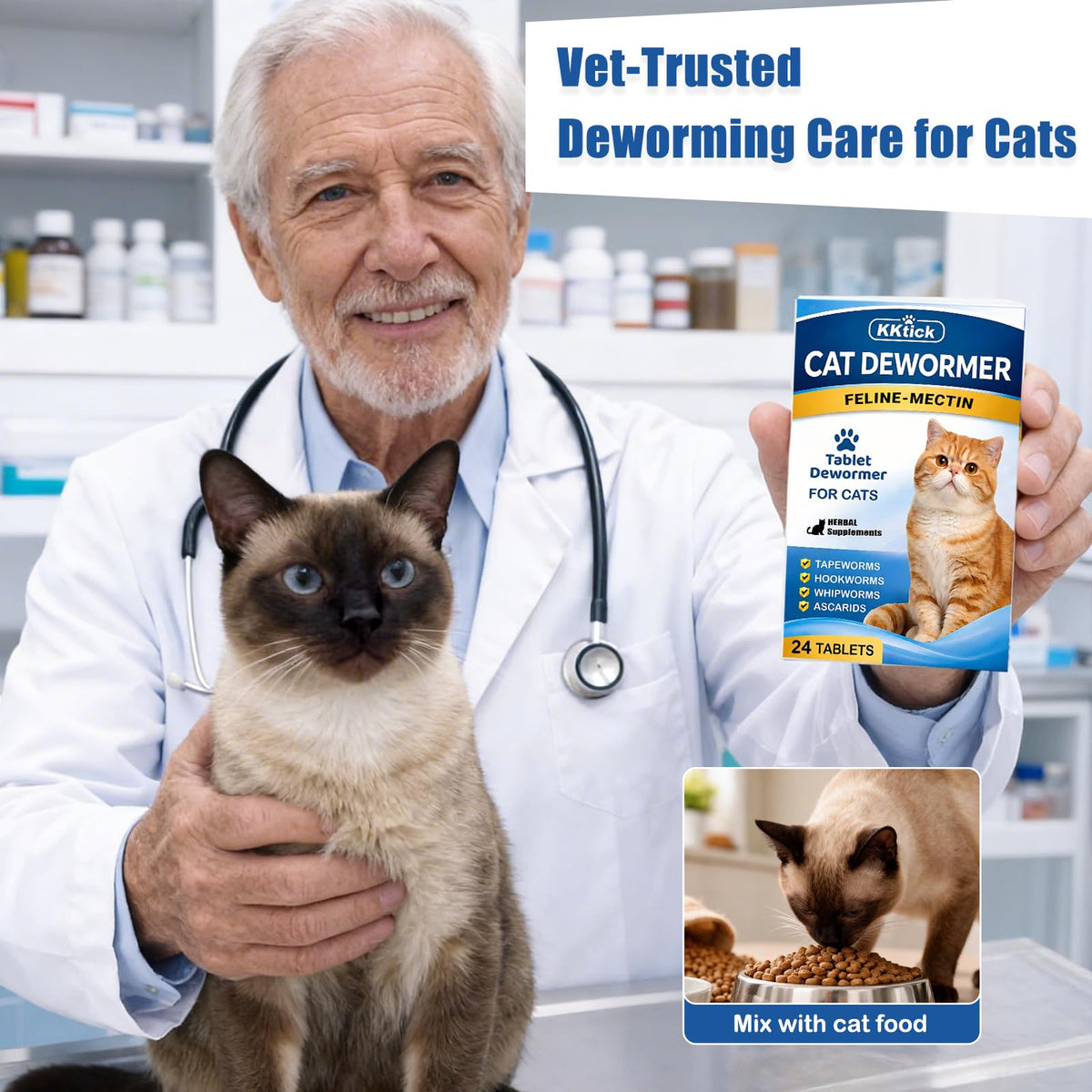 Cat Dewormer Tablets O4212