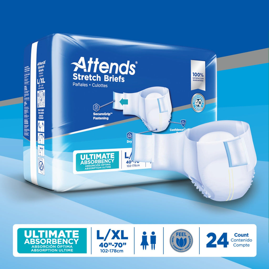 Large/X-Large Adult Incontinence Briefs 96 Ct R4941