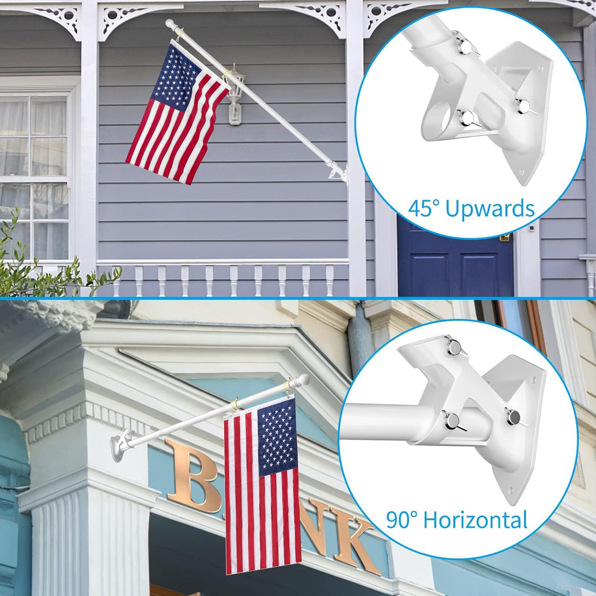 6 FT Stainless Steel Tangle Free Flag Pole Kit P49686