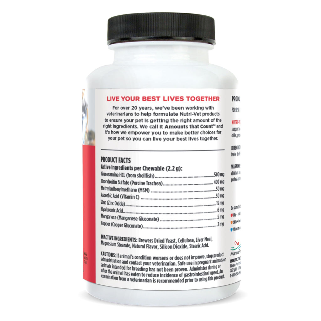 Glucosamine Chondroitin Dog Supplement 150 Ct V33518