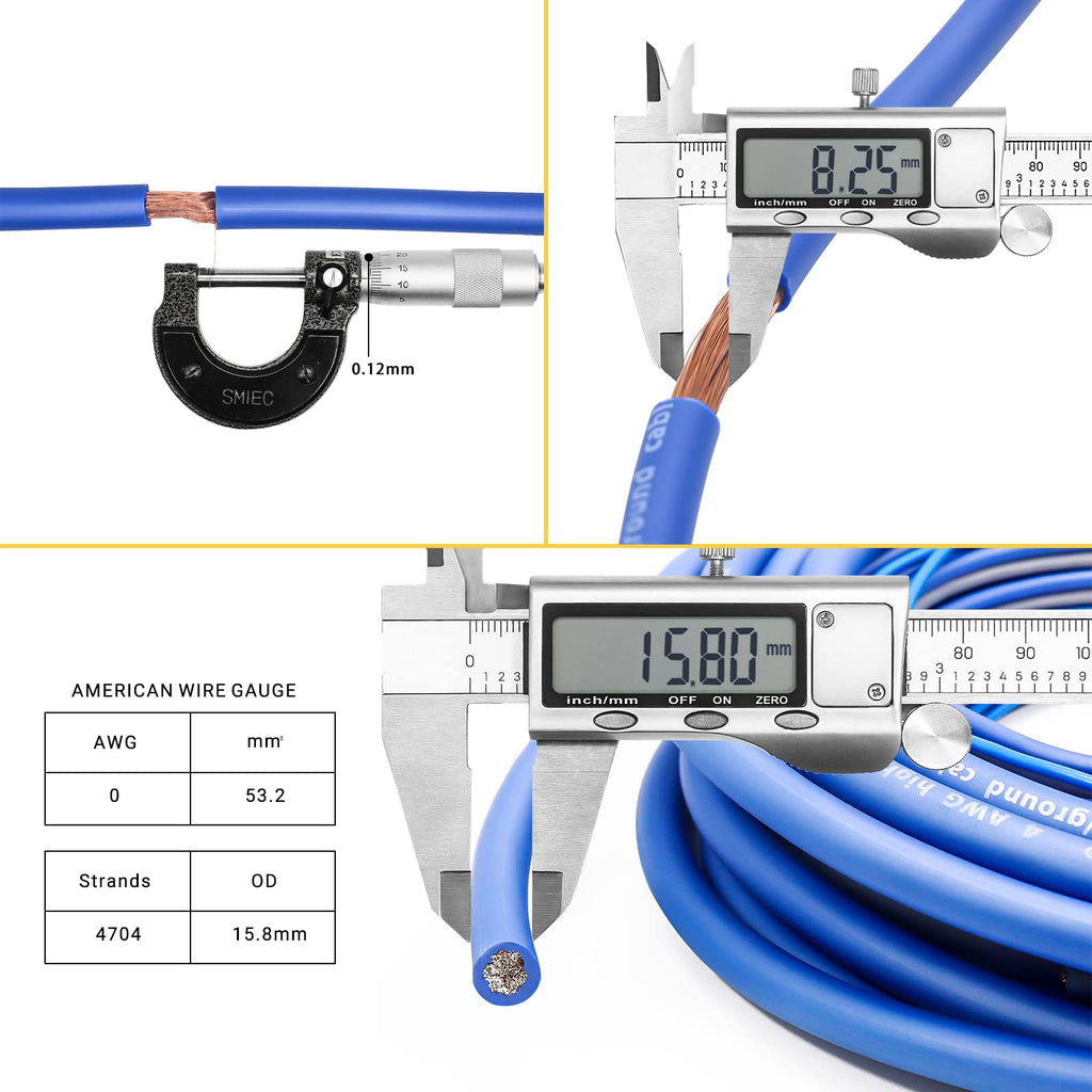 0 Gauge Car Audio Amplifier Wiring Installation Kit Z53782