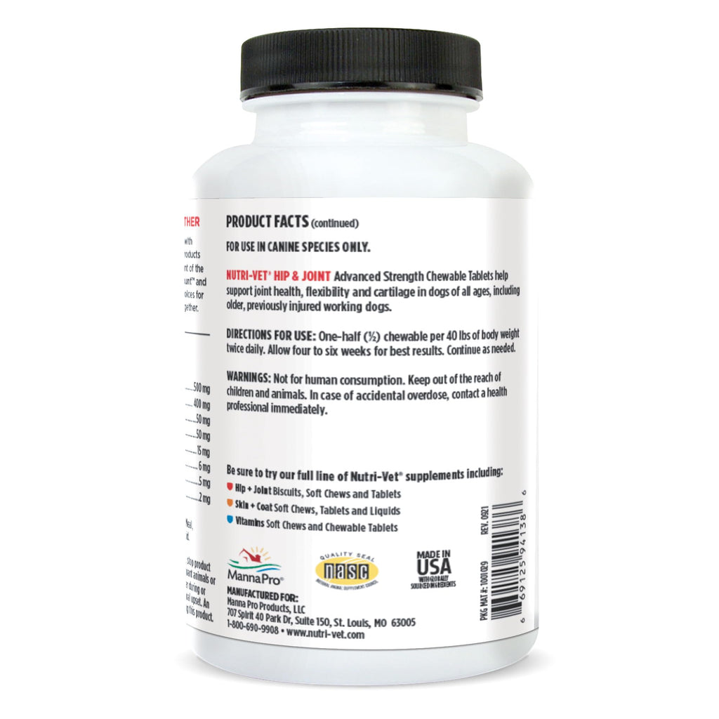 Glucosamine Chondroitin Dog Supplement 150 Ct V33518