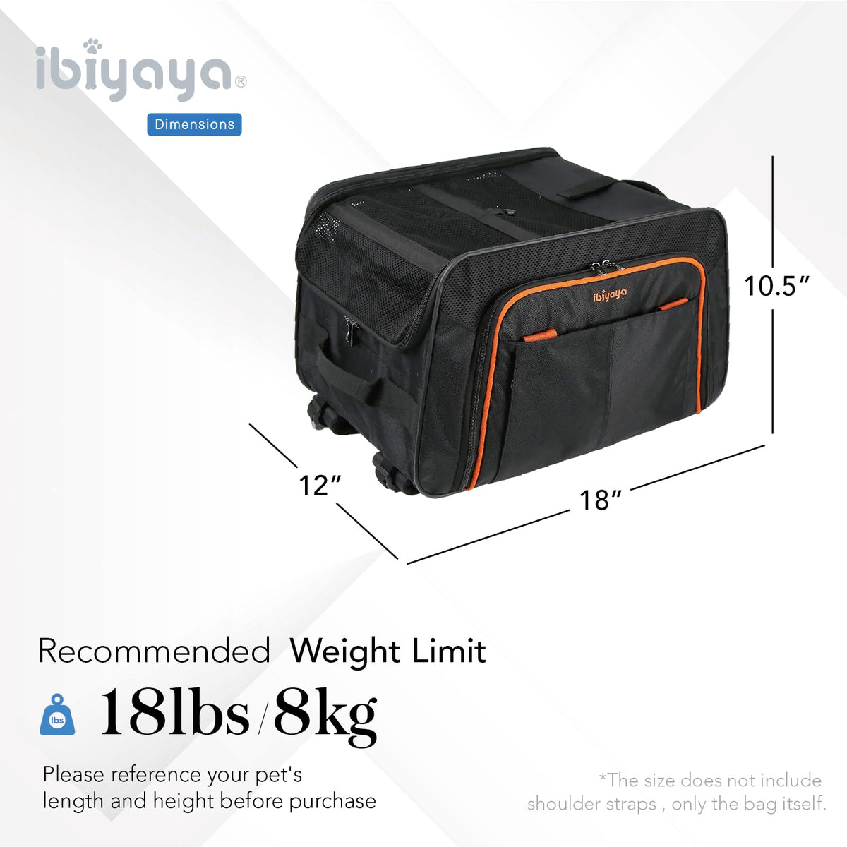 Expandable Pet Carrier for Dogs and Cats V867078