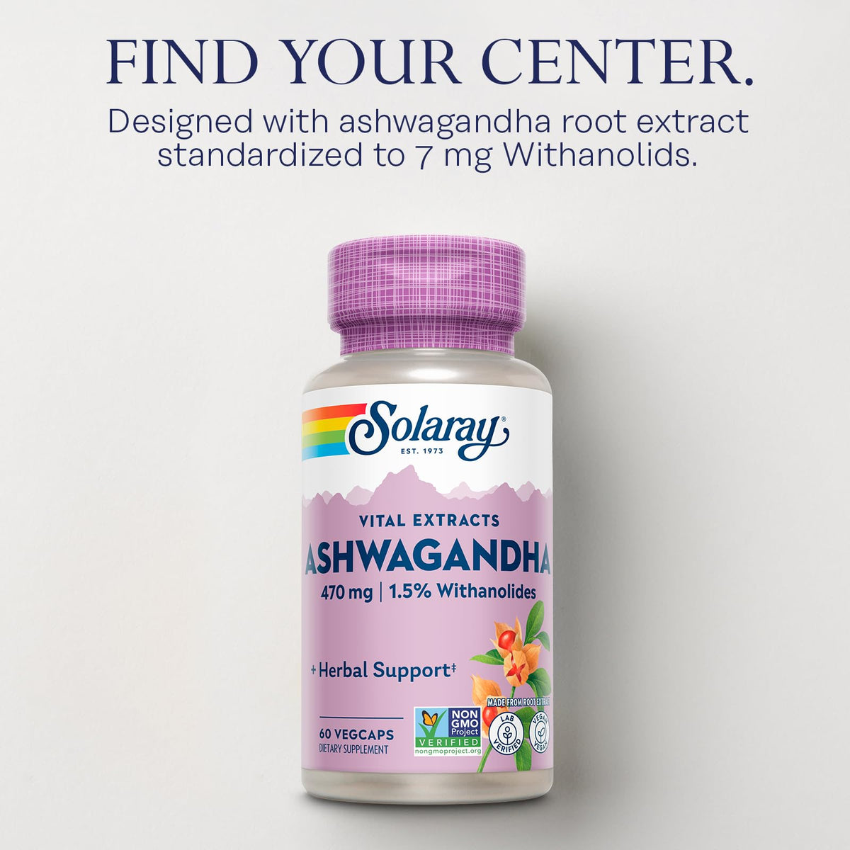 Ashwagandha 470 mg 60 VegCaps A19942