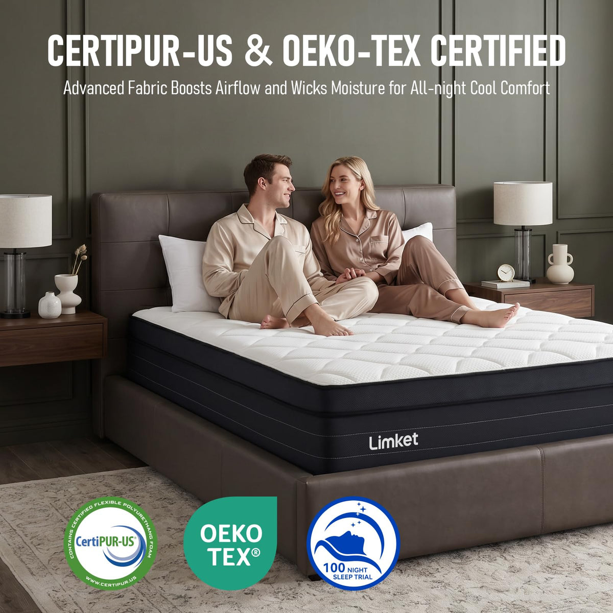 12 inch Hybrid Mattress E6553