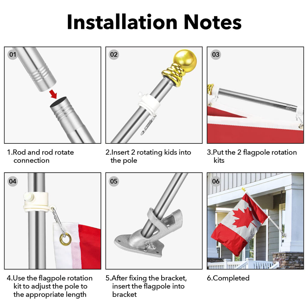 Aluminium Alloy Flag Pole Holder Bracket H9778