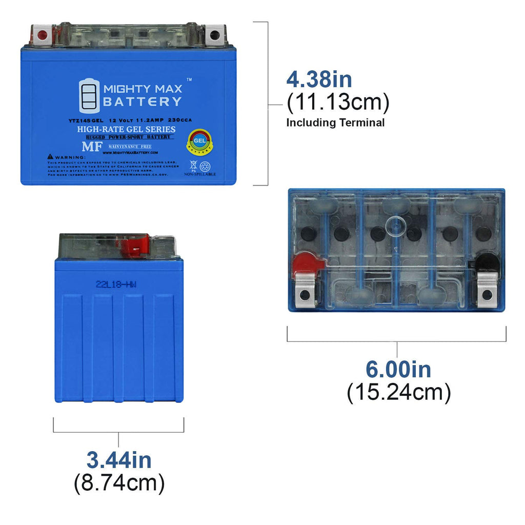 12V 11.2Ah GEL Battery V125