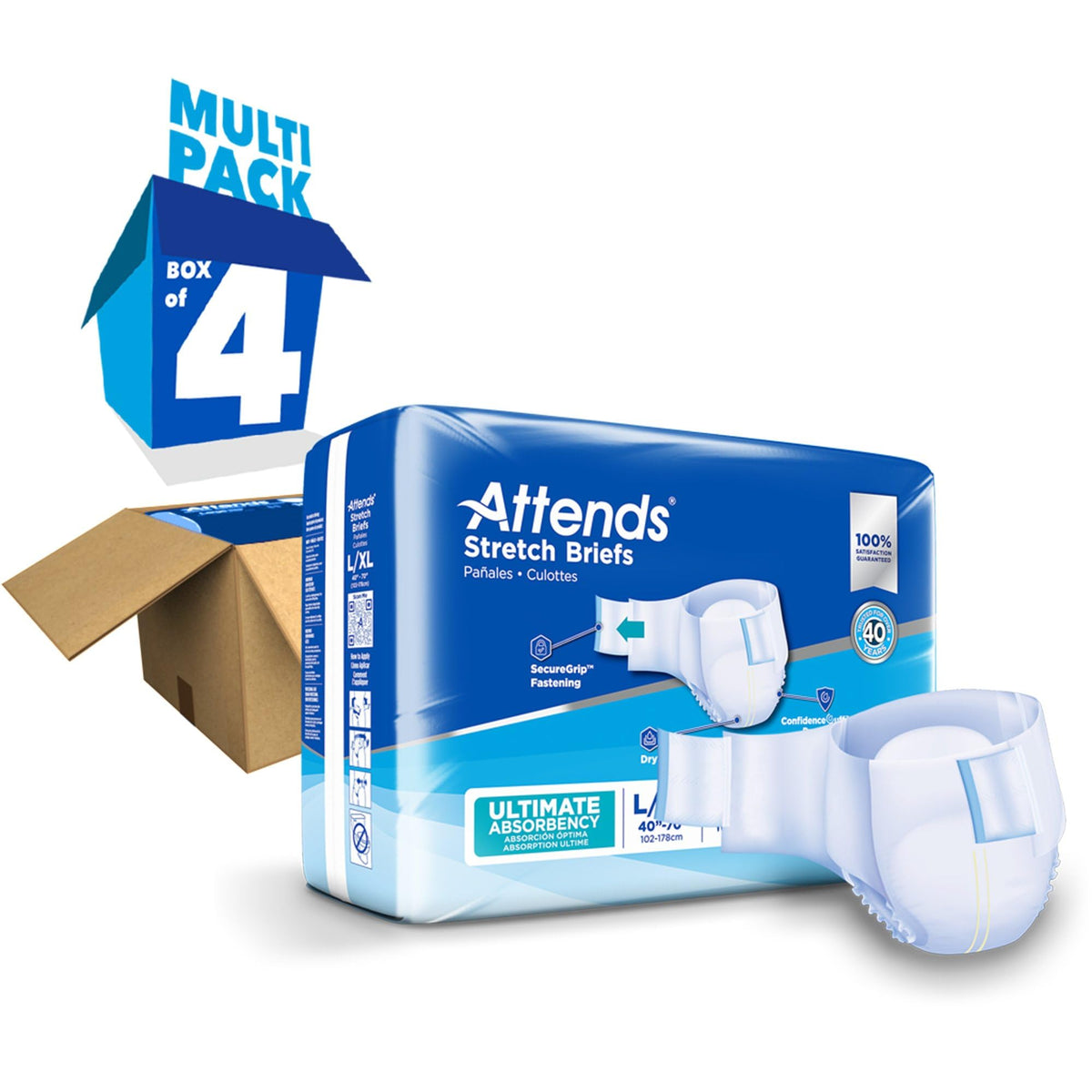 Large/X-Large Adult Incontinence Briefs 96 Ct R4941