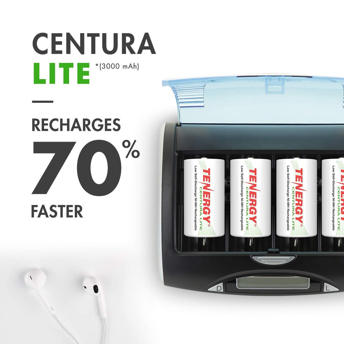 D Size Rechargeable Batteries N738