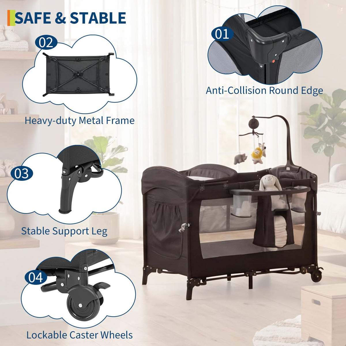 4 in 1 Baby Playard M305469