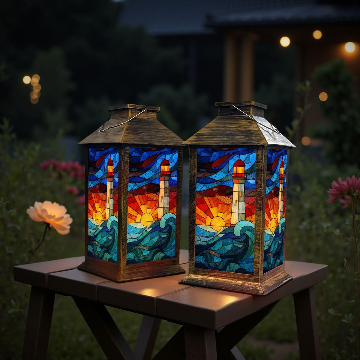 Solar Powered Waterproof Outdoor Hanging Lantern V9569