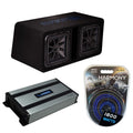 Dual 12" Loaded Sub Box Amp Kit G482