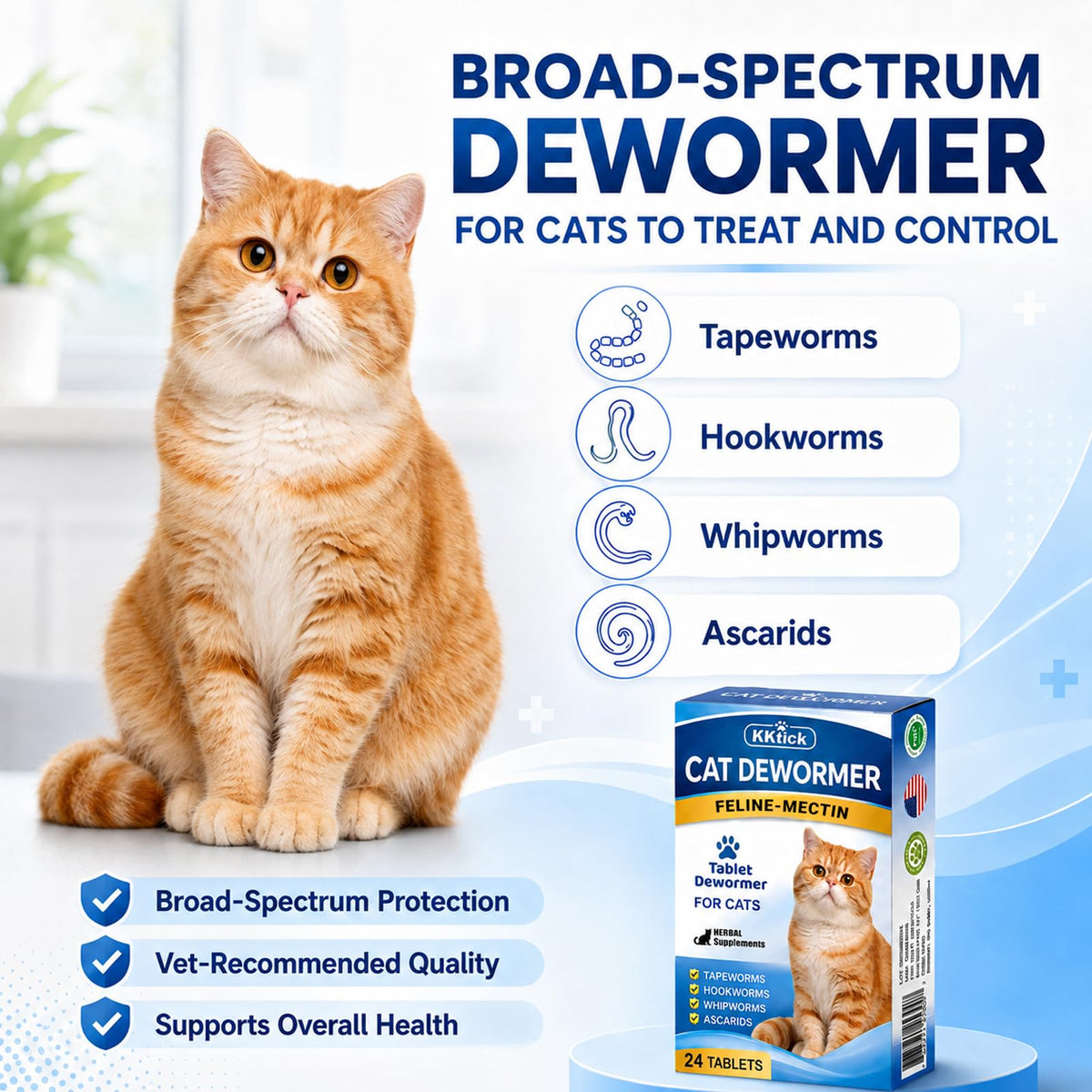 Cat Dewormer Tablets O4212
