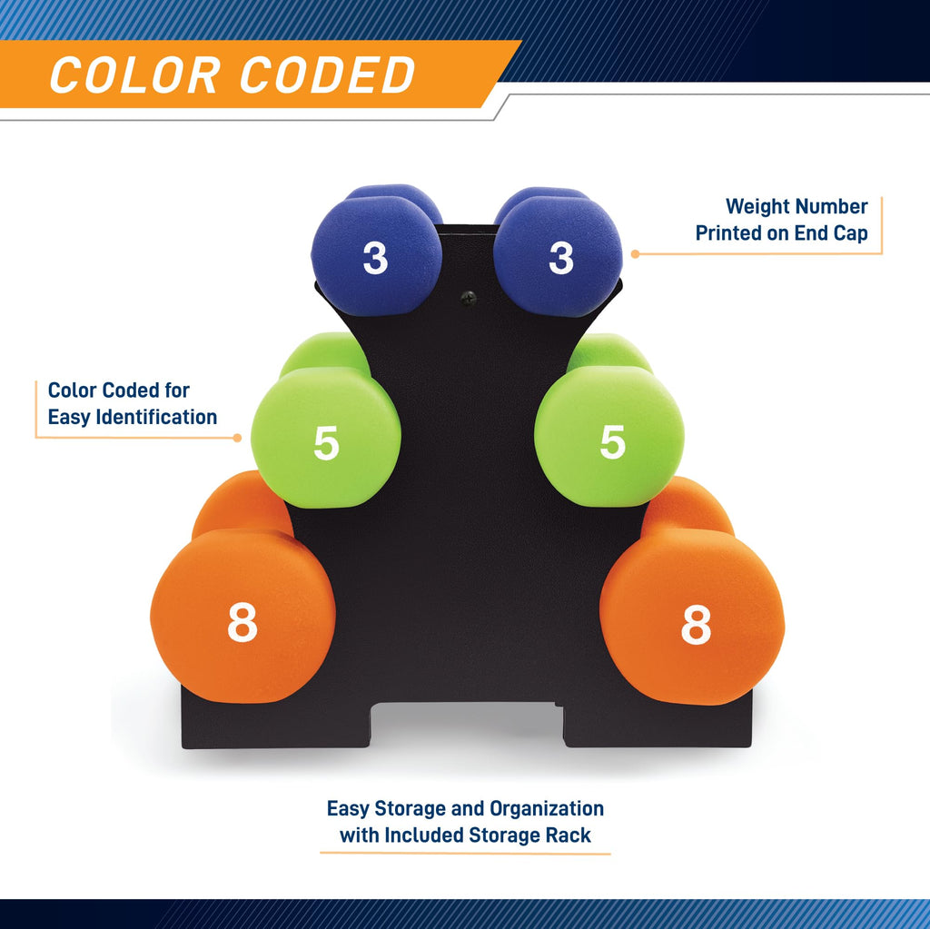 Neoprene Dumbbell Hand Weights B404795