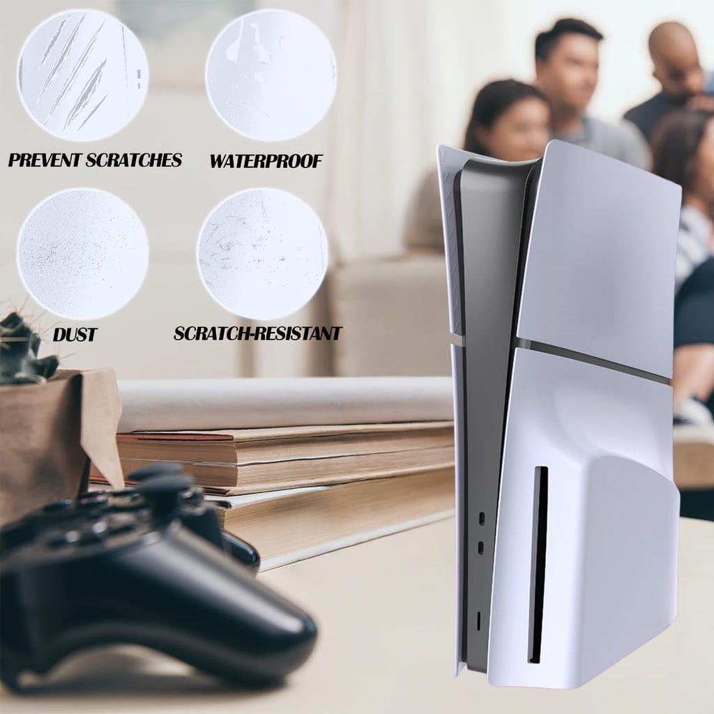 White PS5 Slim Disc Edition Face Plates R1321