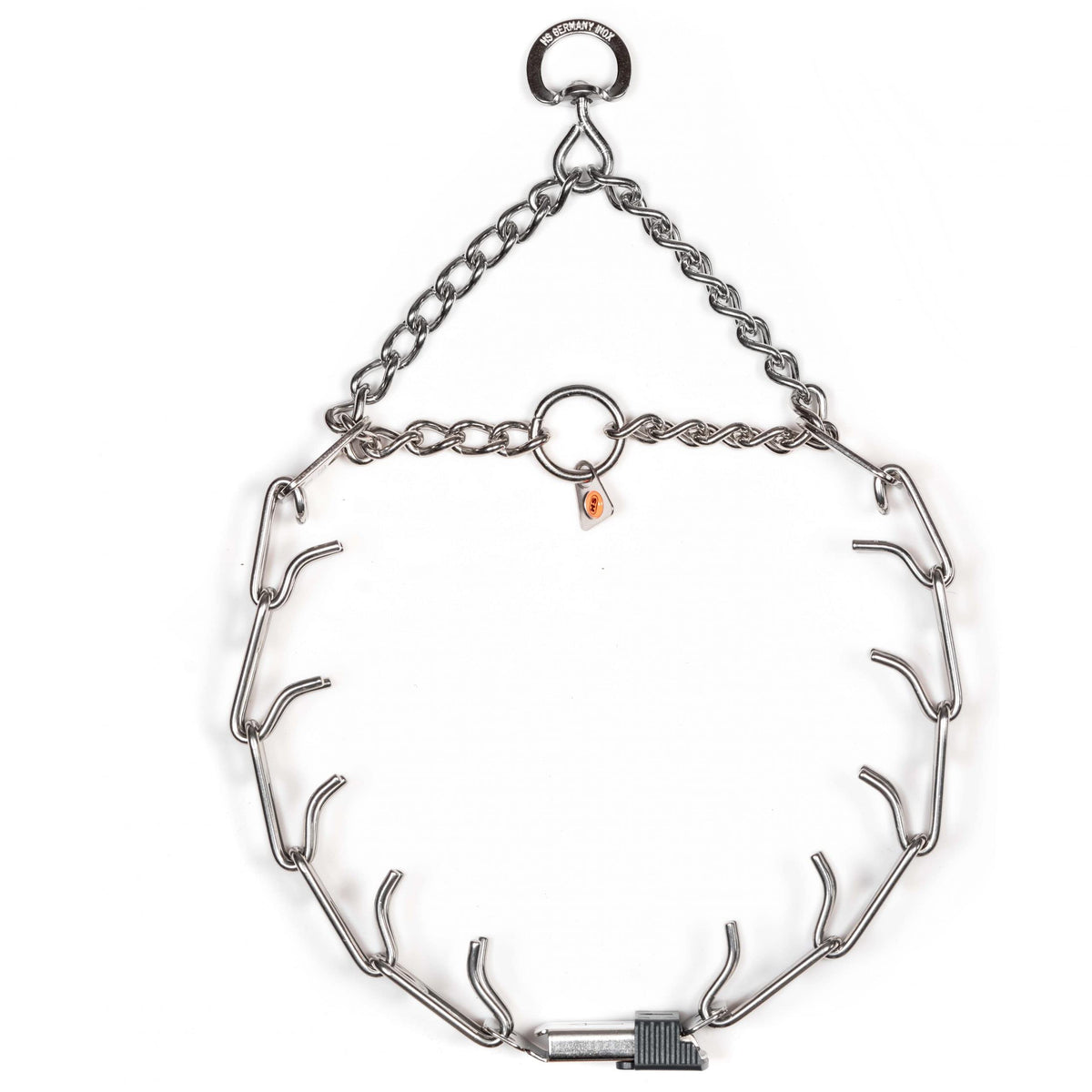 Adjustable Stainless Steel Prong Collar with Quick Release Buckle E989
