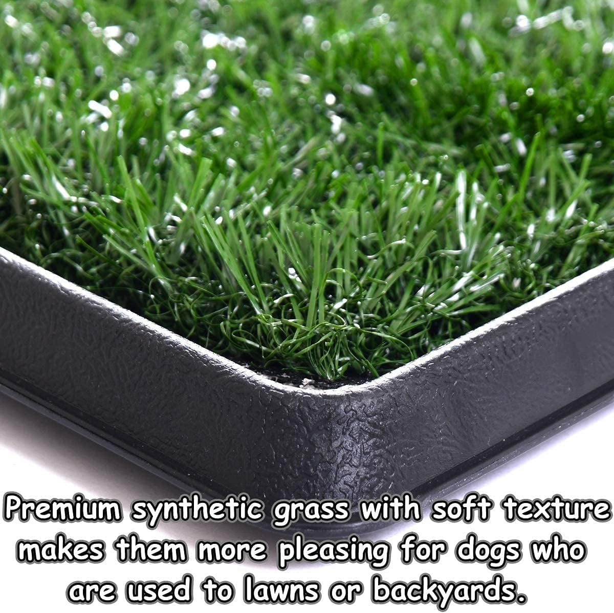 Dog Grass Pad with Tray J19388
