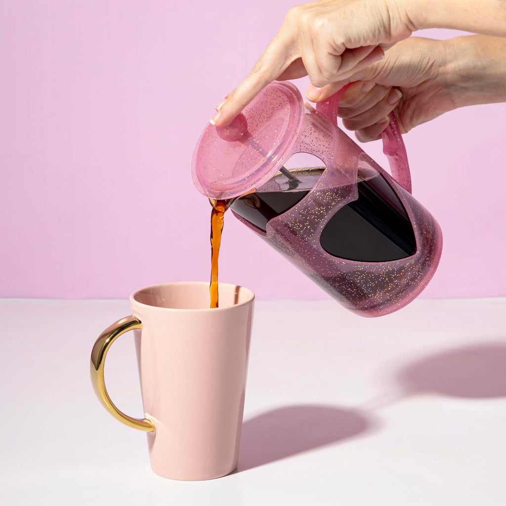 8-Cup Pink French Press Coffee Maker P562