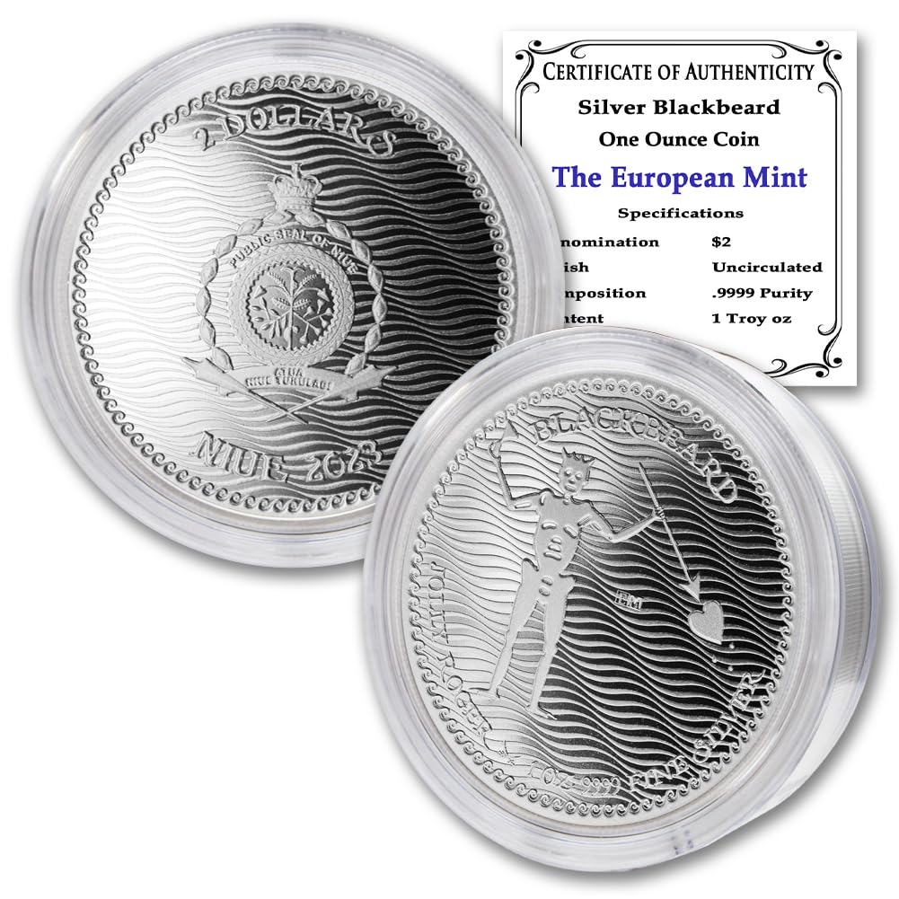 1 oz Silver Blackbeard M888