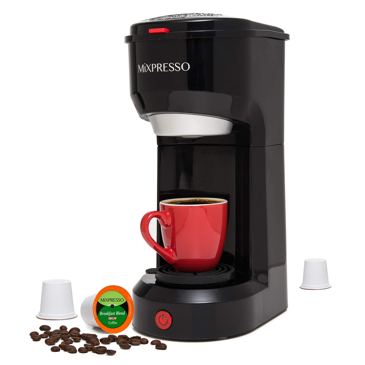 Single Serve Coffee Maker for K Pods & Grounds W552