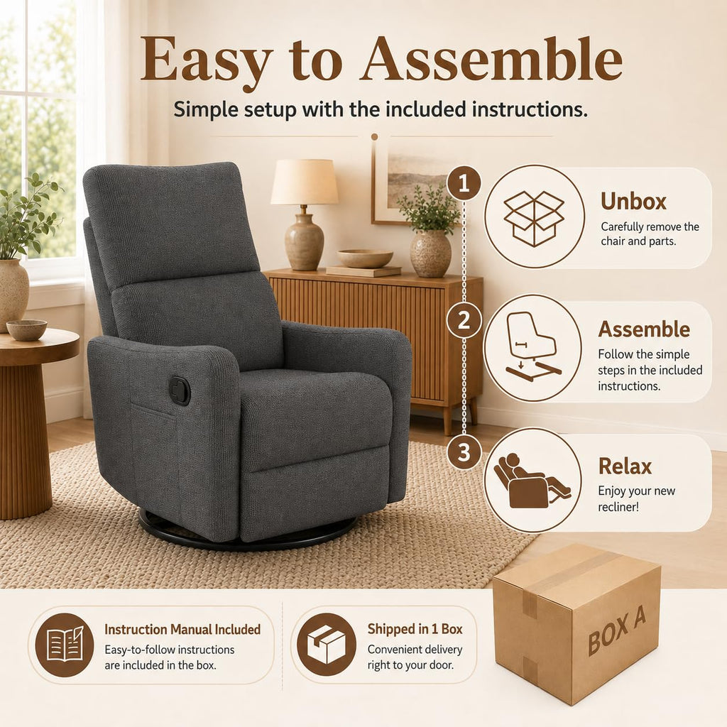 Swivel Rocker Recliner Chair H669