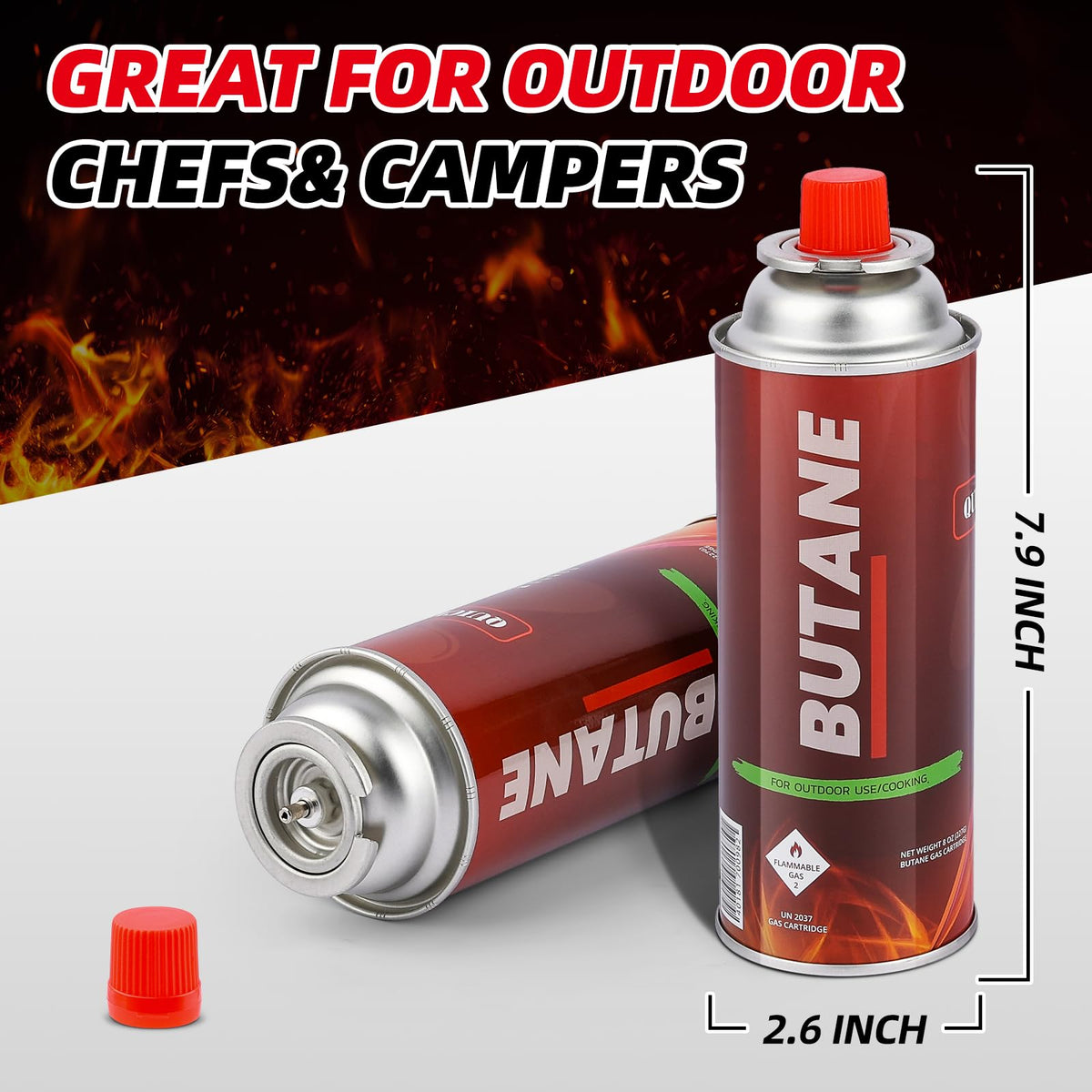 Butane Fuel Canisters U55302
