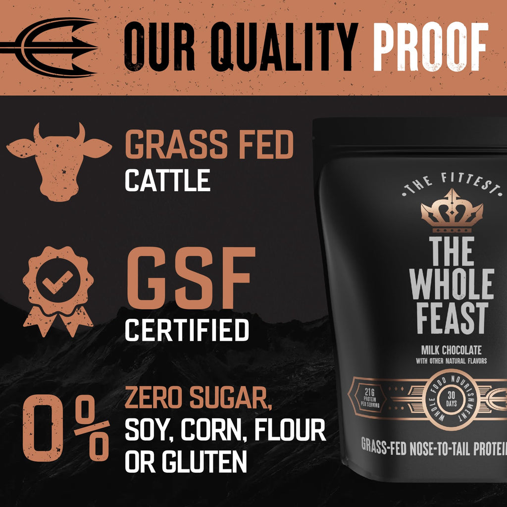 Beef Protein Powder Milk Chocolate 21g Protein B42355