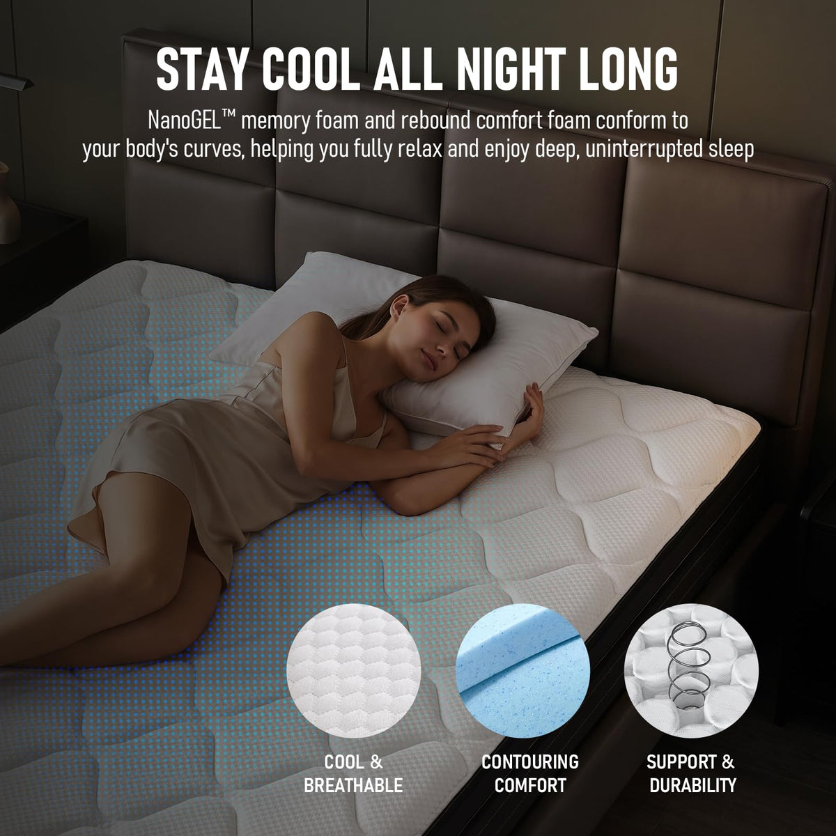12 inch Hybrid Mattress E6553