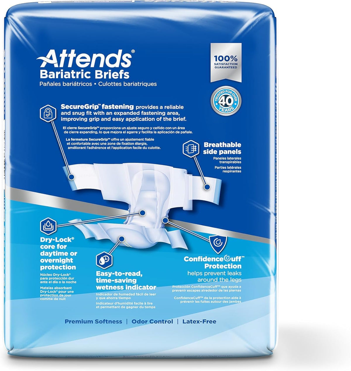 XX-Large Ultimate Absorbency Incontinence Briefs 12 Ct I58810