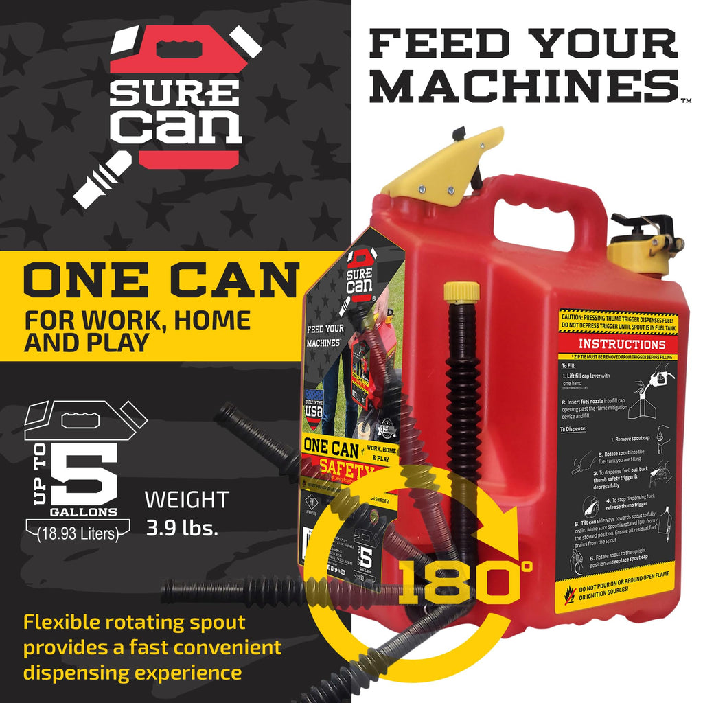 5 Gallon Type II Storage Container with Rotating Spout G1322