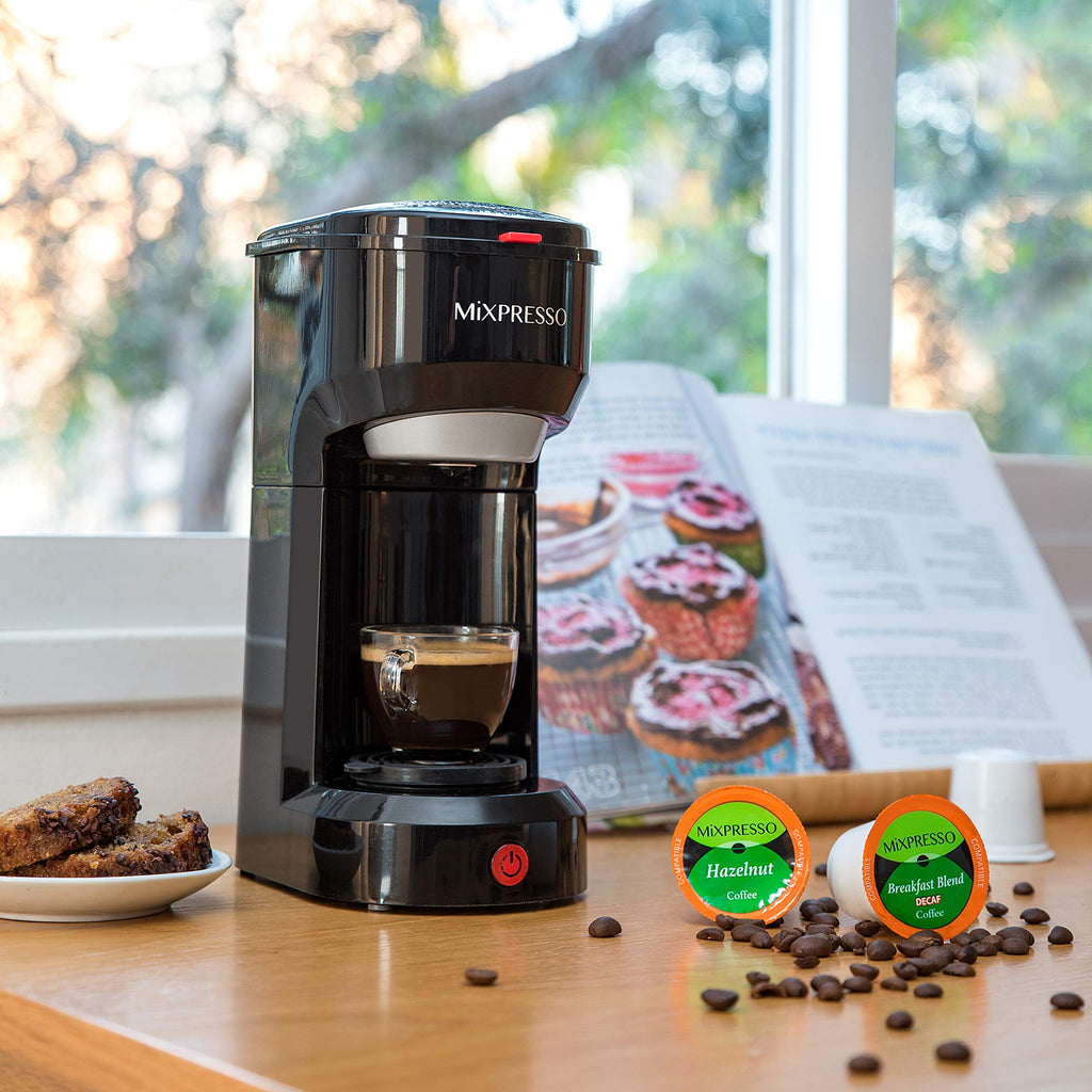 Single Serve Coffee Maker for K Pods & Grounds W552