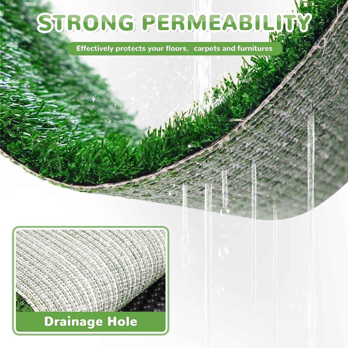 Dog Grass Pad with Tray J19388