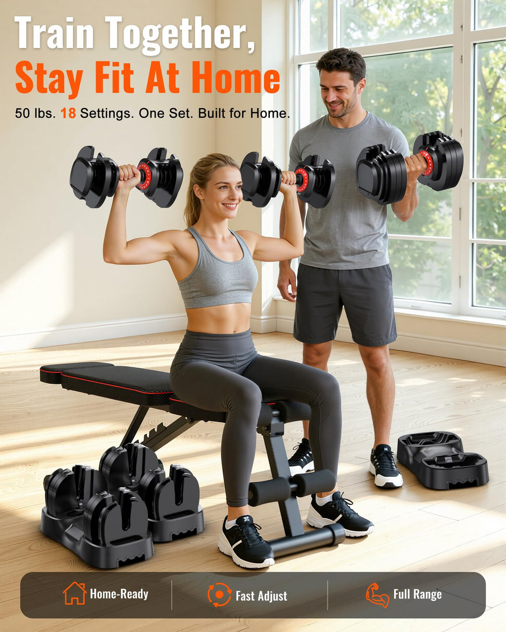 Adjustable Dumbbell Set E303