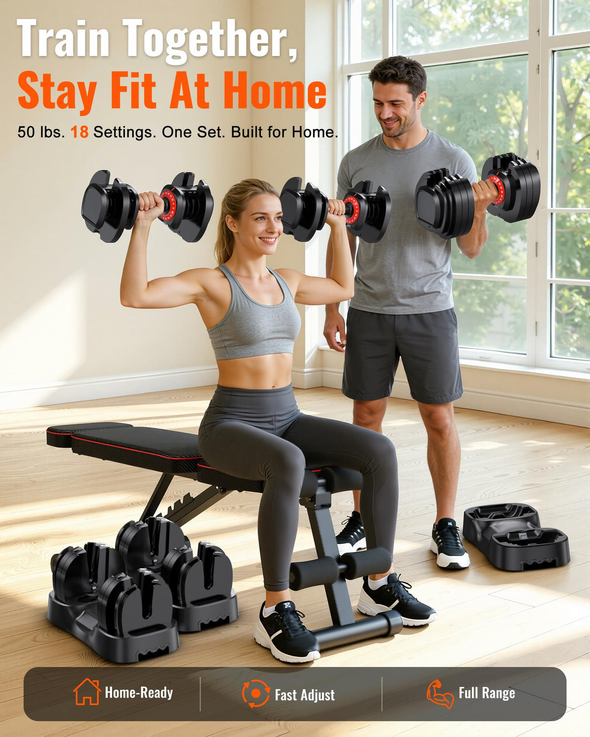Adjustable Dumbbell Set E303