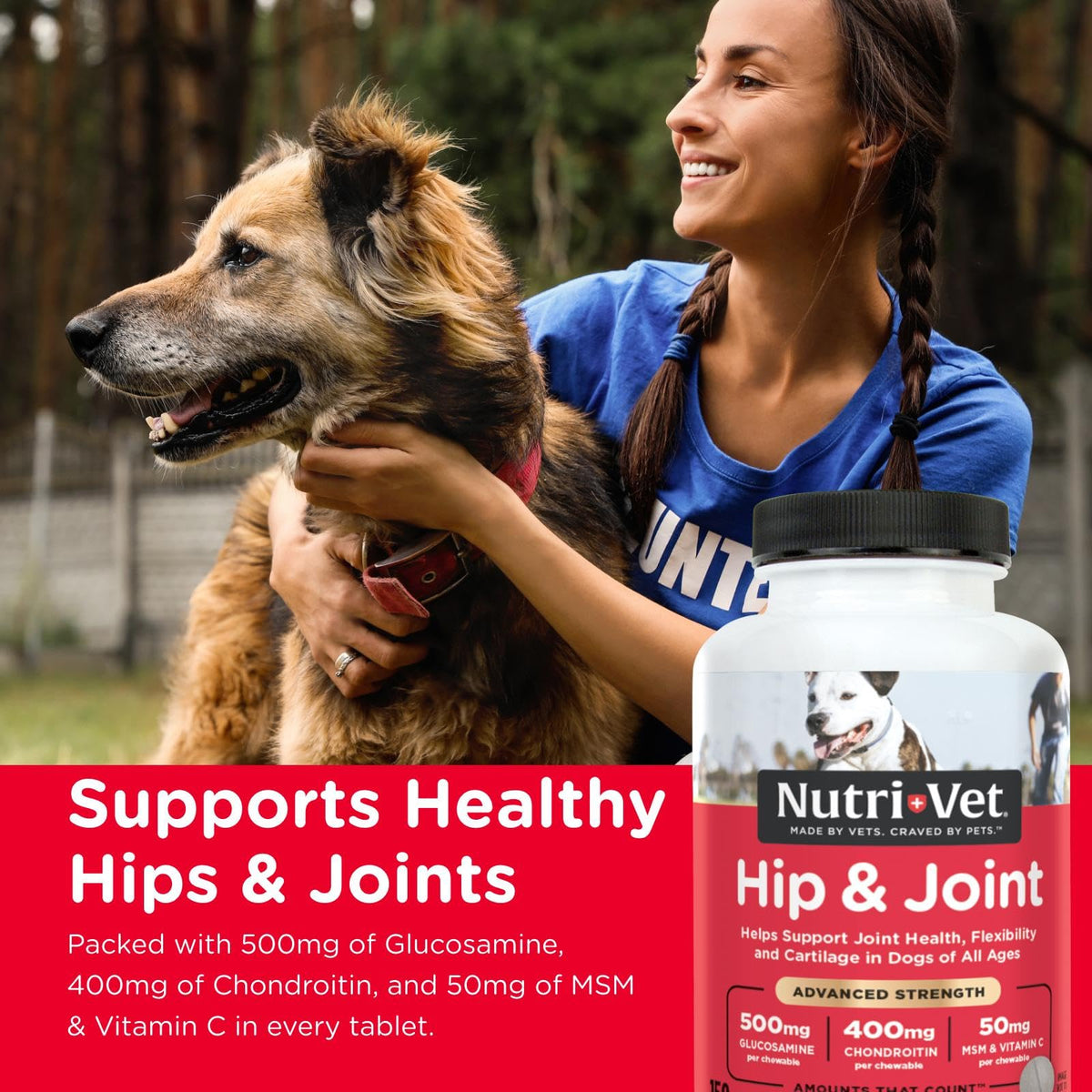 Glucosamine Chondroitin Dog Supplement 150 Ct V33518