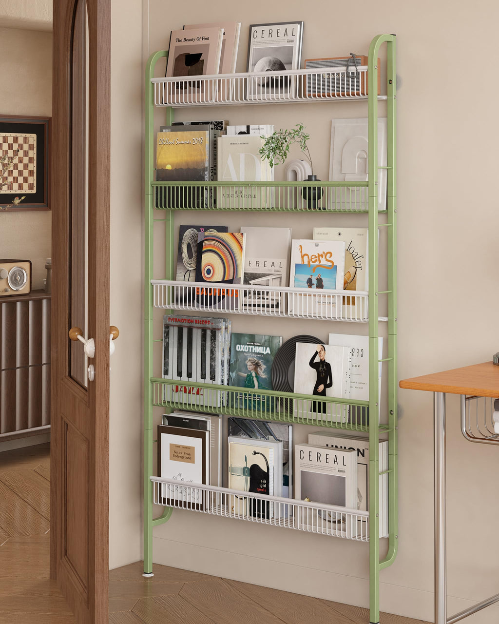 Narrow 5-Tier Bathroom Storage Rack N752565