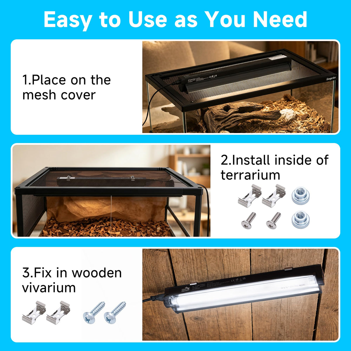 23-Inch 24W UVB Reptile Lighting Combo Kit K500672