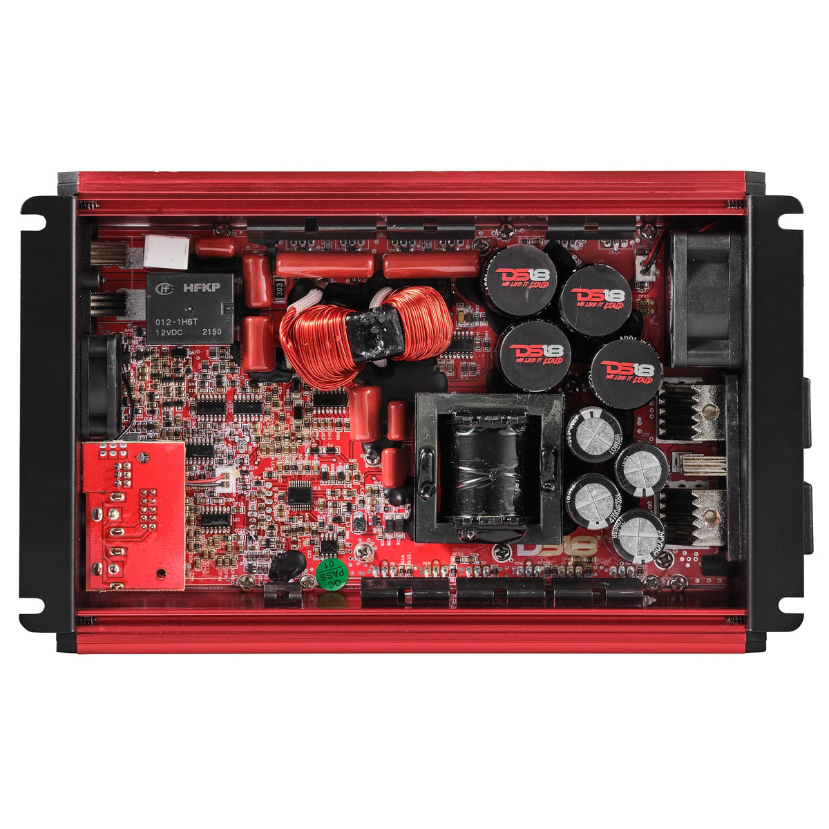 Compact Full-Range Class D 1-Channel Amplifier 2,500 Watts RMS R7871