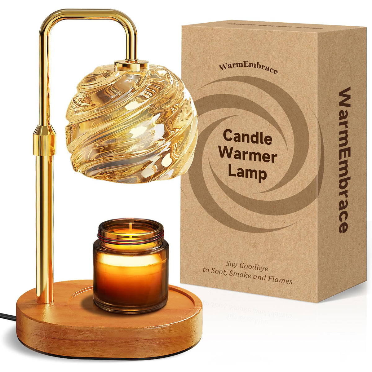 Candle Warmer Lamp with Timer Dimmable A75331