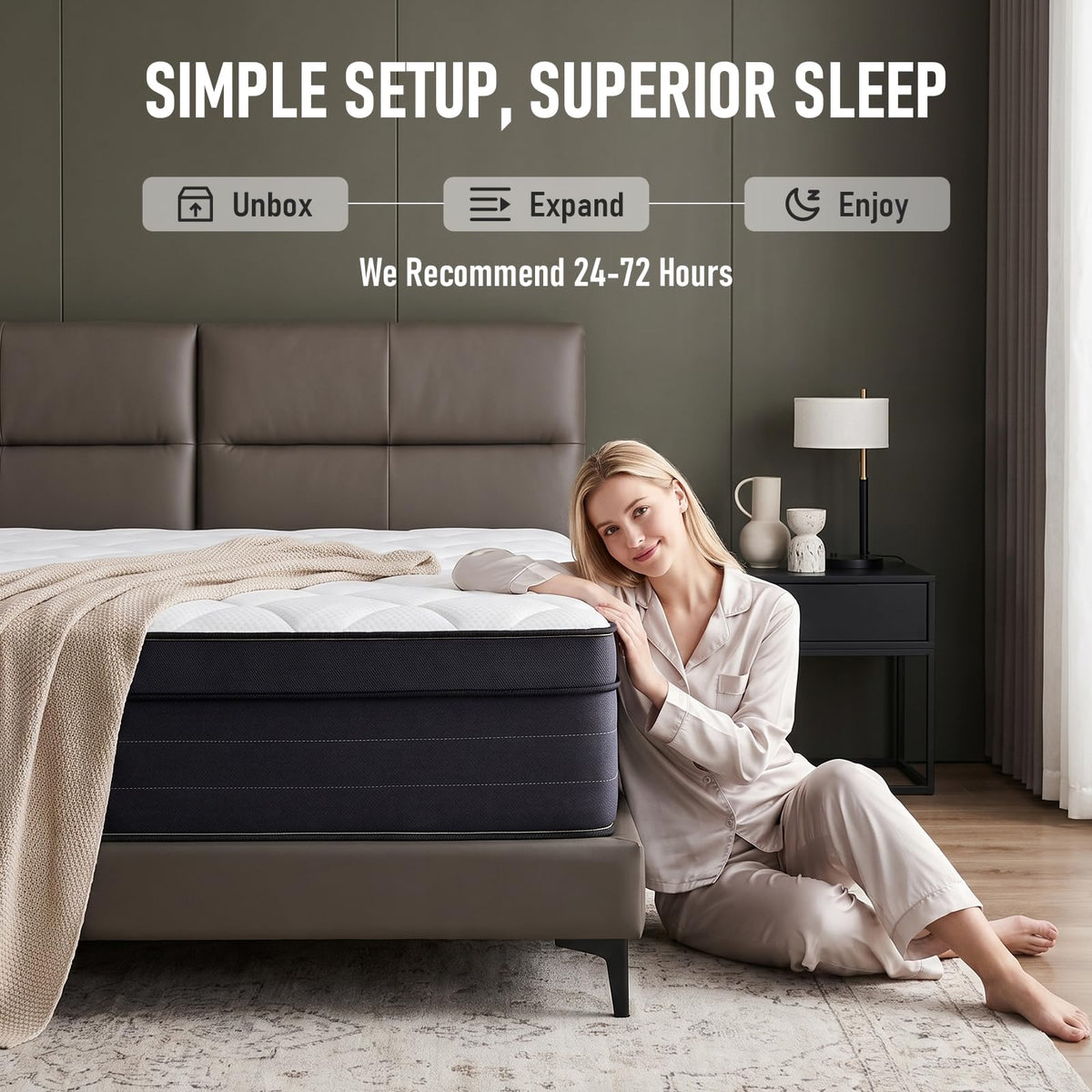 12 inch Hybrid Mattress E6553