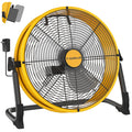 16" Battery Powered Cordless Floor Fan X2323